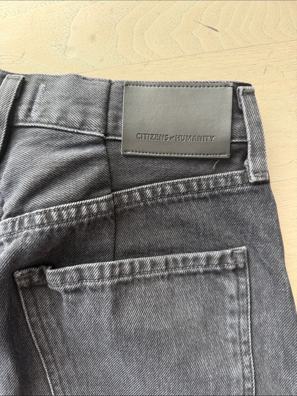 Citizens Of Humanity Premium Vintage Black Wide-Leg Jeans - Picture 4 of 4
